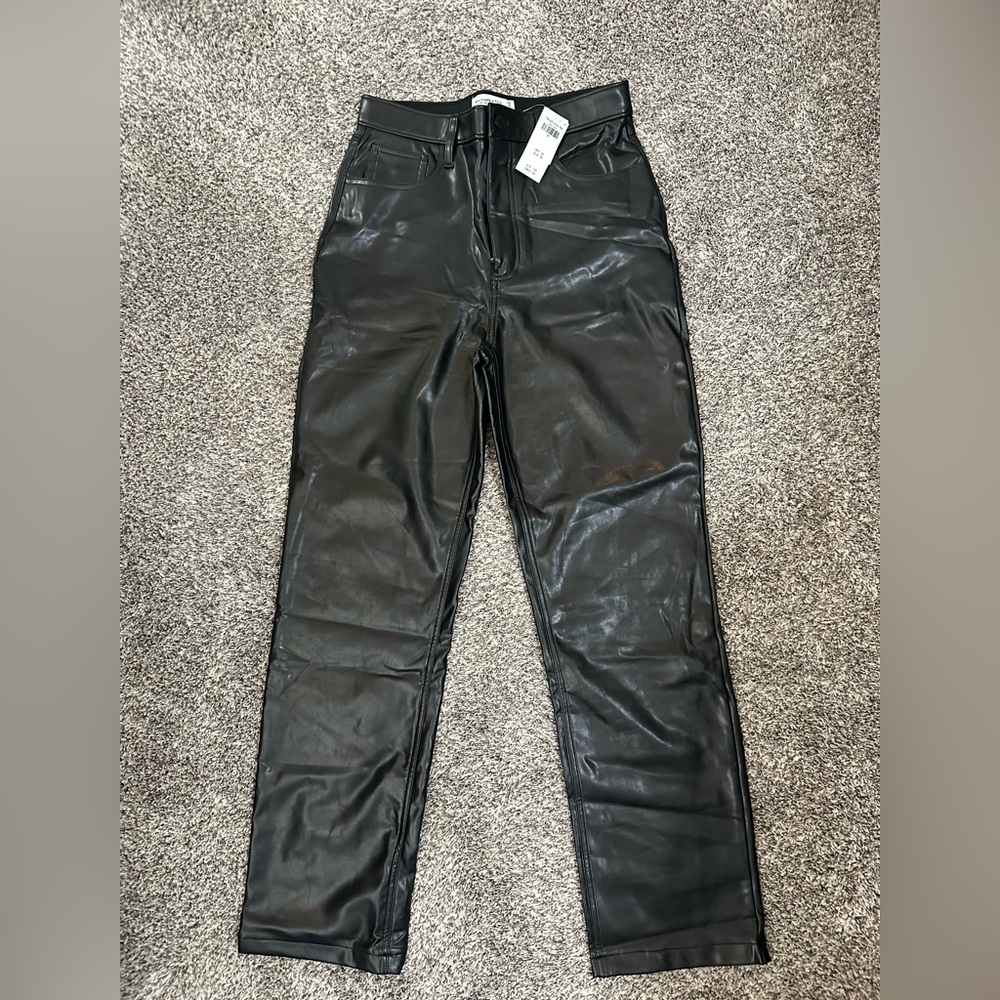Abercrombie & Fitch leather pants